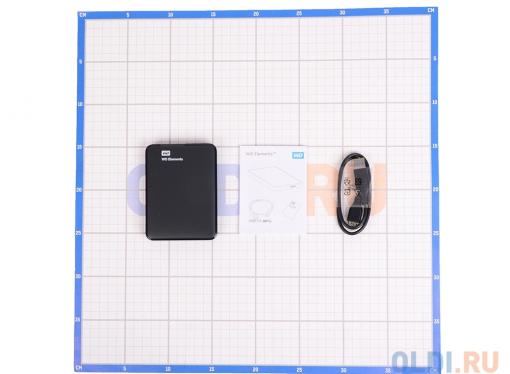 Внешний жесткий диск WD Elements Portable 500Gb Black (WDBUZG5000ABK-WESN)