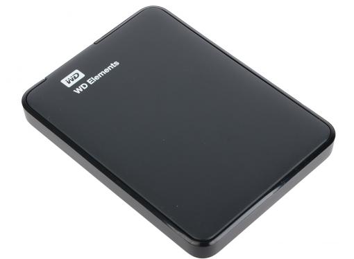 Внешний жесткий диск 1Tb WD WDBUZG0010BBK-WESN Elements Portable черный