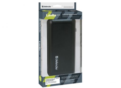 Внешний аккумулятор Defender Lavita 10400