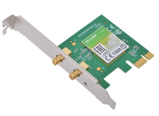 Беспроводной Wi-Fi адаптер TP-Link TL-WN881ND 802.11bgn, 300Mbps, 2.4GHz, PCI-E