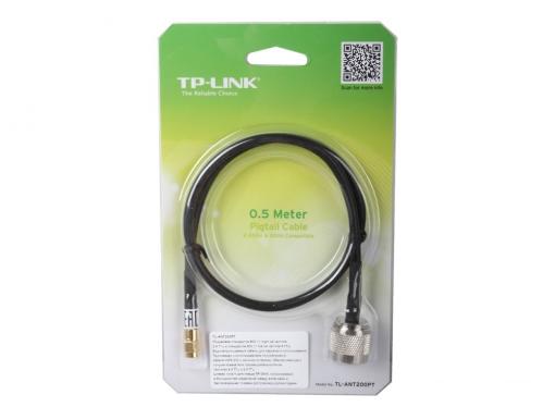 Антенна TP-Link TL-ANT200PT Pigtail Cable, 2.4GHz & 5GHz, 50cm Cable length, N-type Male to RP-SMA Male connector