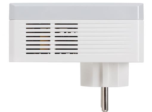 Адаптер TP-LINK TL-PA4020PKIT Базовый комплект адаптеров Powerline стандарта AV500 со встроенной розеткой