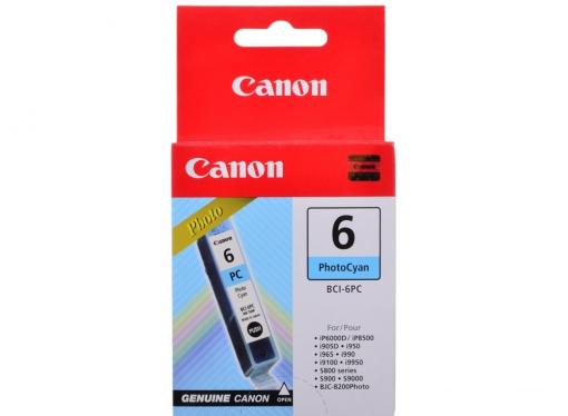 Фоточернильница Canon BCI-6PC для BJС-8200/S900/9000/800//i905D/950/965/9100. Голубой. 270 страниц.