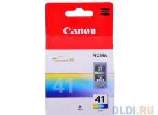 Картридж Canon CL-41 для принтеров PIXMA MP450/PM170/PM150/iP6220D/iP6210D/iP2200/iP1600. Цветной.  315 страниц