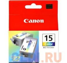 Картридж Canon BCI-15Color для BJ-I70. Двойная упаковка. Цветная. 100 страниц.