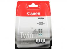 Картридж Canon PGI-5BK TWIN PACK для PIXMA MP800/MP500/iP5200/iP5200R/iP4200R/IX4000/IX5000. Двойная упаковка. Чёрный. 505 страниц/шт.