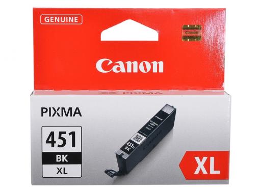 Картридж Canon CLI-451BK XL для MG6340, MG5440, IP7240 . Чёрный. 4425 страниц.