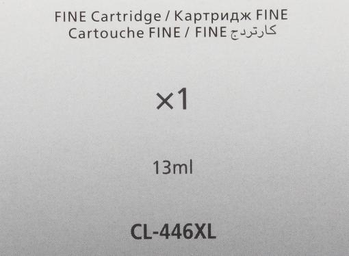Картридж Canon CL-446XL для PIXMA MG2440/2540. Цветной. 300 страниц.