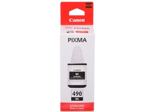 Картридж Canon GI-490 BK для G1400/G2400/G3400. Чёрный. 6000 страниц.