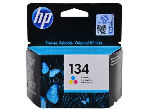 Картридж HP C9363HE (№134) цветной, 14мл, DJ5743/6543/6843, OJ6213/7313/7413, PS2613/2713/8153/8453