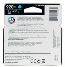 Картридж HP CD972AE (№ 920XL) голубой OJ 6000/6500/7000