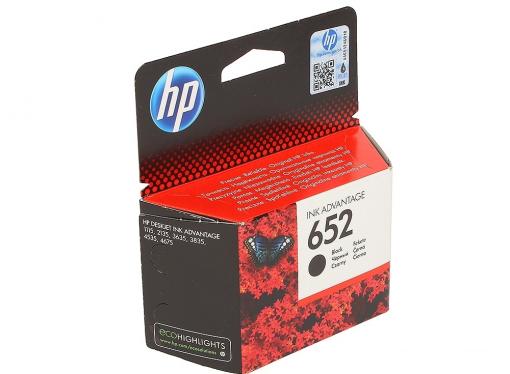 Картридж HP F6V25AE BHK для Deskjet Ink Advantage 1115/2135/3635.  Чёрный. 360 страниц. (HP 652)