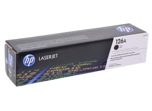 Картридж HP CE310A (№126A) черный LaserJet CP1025