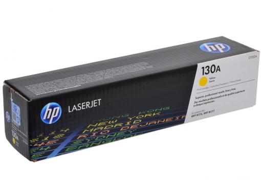 Картридж HP CF352A для LaserJet Pro M153/M176/M177. Жёлтый. 1000 страниц. 130A.