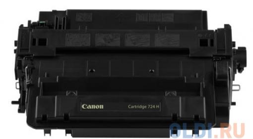 Картридж Canon 724 для LBP 6750/6750N/6750DN. Чёрный. 6000 страниц.