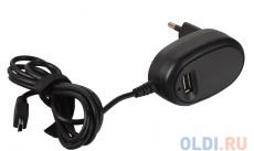Сетевое зарядное устройство GINZZU GA-3108UB СЗУ 5В/1.3A, USB + miniUSB