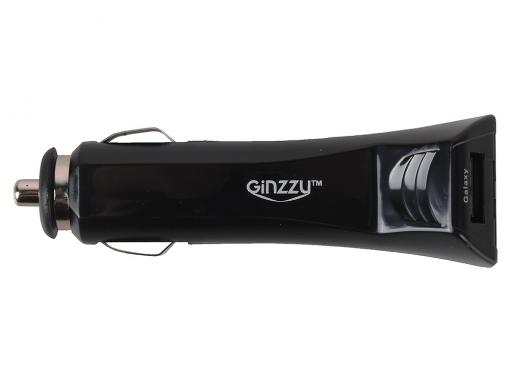 Автомобильное зарядное устройство GINZZU GA-4212UB АЗУ 5В/2.5A, 2хUSB ,для APPLE, Samsung, BlackBerry, HTC, черный