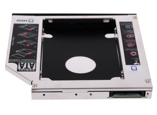 ORIENT UHD-2SC12  Шасси для 2.5” SATA HDD для установки в SATA отсек оптического привода ноутбука 12.7 мм