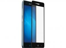 Закаленное стекло с цветной рамкой (fullscreen) для ZTE Blade A510 DF zColor-03 (black)