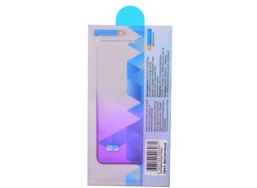 Крышка задняя для Huawei 4C Силикон Фиолетовый