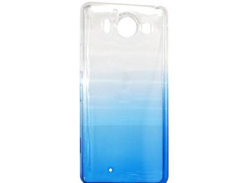 Крышка задняя для Nokia 950 Силикон Синий