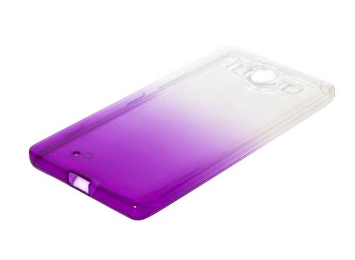 Крышка задняя для Nokia 950 Силикон Фиолетовый