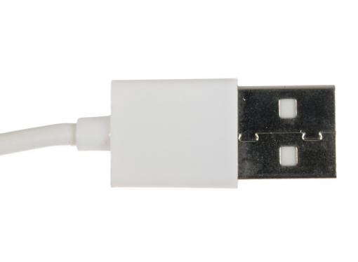 Концентратор USB2.0 HUB 4 порта ORIENT MI-430 минихаб на магните, плоский корпус, белый  4 Port