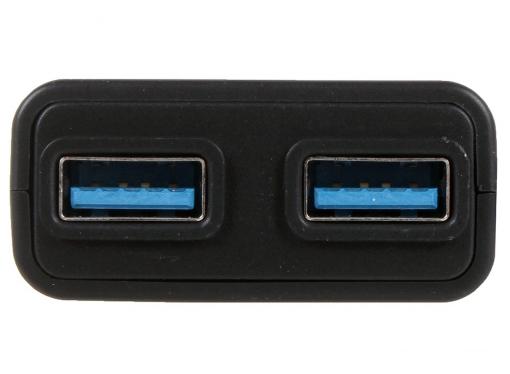 Концентратор USB3.0 Ginzzu GR-384UAB (4 порта, БП)