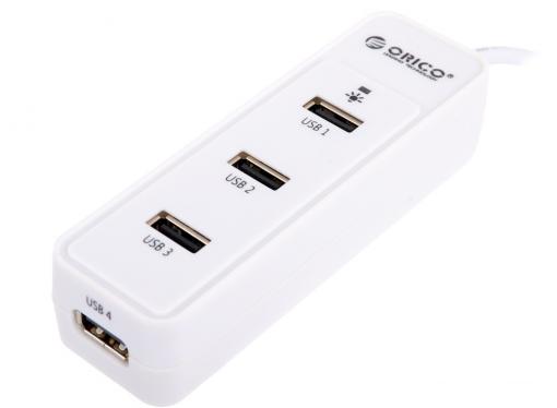 Концентратор USB Orico W5PH4-U2 (белый) USB 2.0 x 4