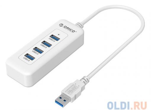 Концентратор USB Orico U3R1H4 (белый) USB 3.0 x 4