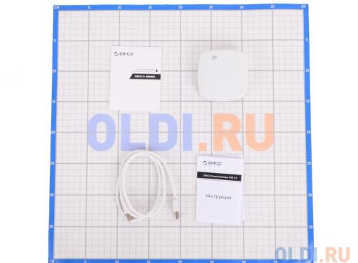 Концентратор USB Orico H4818-U3 (белый) USB 3.0 x 4, возможность подключения дополнительного питания