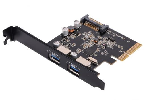 Контроллер PCI-E Orico PA31-2P  OUT:USB 3.1*2