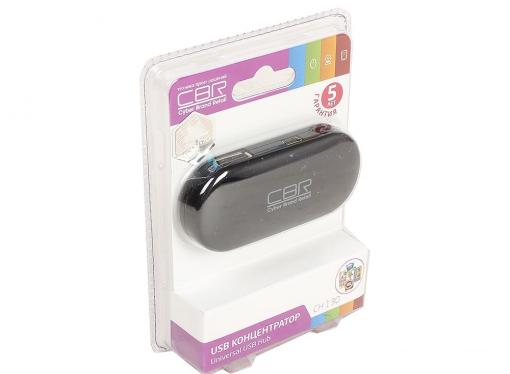Концентратор CBR CH 130, 4 порта, USB 2.0, Поддержка Plug&Play. Длина провода 42+-5см.