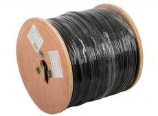 Сетевой кабель бухта 305м FTP 5e Telecom TC1000C5EN(CU) 4 пары, медный, с тросом, для внешней проводки