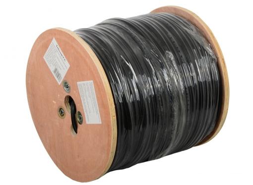 Сетевой кабель бухта 305м FTP 5e Telecom TC1000C5EN(CU) 4 пары, медный, с тросом, для внешней проводки