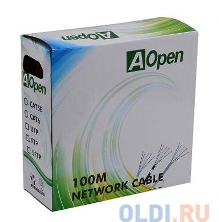 Сетевой кабель бухта 100м FTP 5e Aopen ANC5241 4 пары, одножильный 24AWG/0.51мм