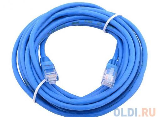 Сетевой кабель 15м UTP 5е, литой patch cord синий Aopen [ANP511_15M]