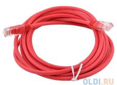 Сетевой кабель 15м UTP 5е, литой patch cord красный Aopen [ANP511_15M_R]