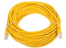 Сетевой кабель 15м UTP 5е, литой patch cord желтый Aopen [ANP511_15M_Y]