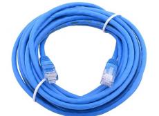 Сетевой кабель 20м UTP 5е, литой patch cord синий Aopen [ANP511_20M]