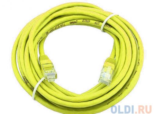 Сетевой кабель 20м UTP 5е, литой patch cord желтый Aopen [ANP511_20M_Y]