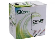 Сетевой кабель бухта 305м UTP 5e Aopen ANC514-40 4 пары, одножильный 26AWG (4X2X0.4мм )