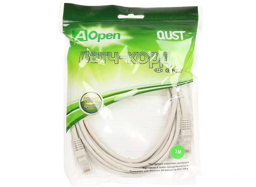 Патчкорд литой Aopen (ANP511_3M) серый