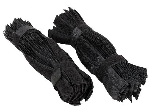 Стяжка-липучка для кабеля 16х185мм, нейлон, упаковка 100шт, Telecom (100шт./уп.)