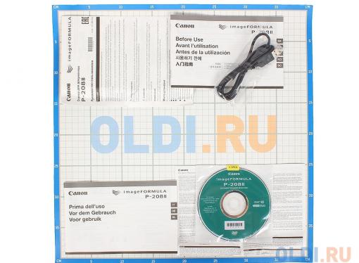 Сканер Canon P-208II (Цветной, двусторонний, 8 стр./мин, ADF 10,High Speed USB 2.0, A4) {9704B003}
