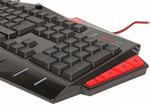 Клавиатура игровая Redragon Asura проводная RU,черный,7 уровней подсветки
