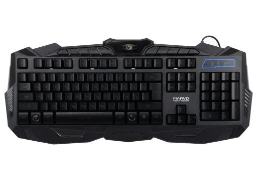 Клавиатура + Мышь игровой комплект MARVO KM400 (KM800), подсветка, кабель 1.5 м. клавиатура: 104 кл. 10 мультимедиа кл. мышь: 2400dpi, 6 кн.