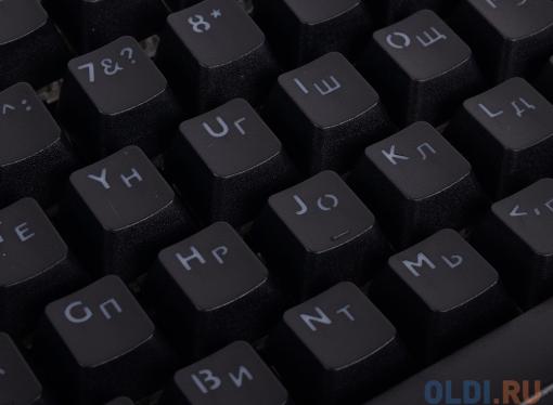 Клавиатура QCYBER ZADIAK RGB Black проводная, механическая, 104 клавиши, Anti-ghosting