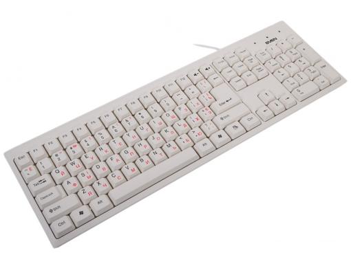 Клавиатура SVEN Standard 303 USB белая