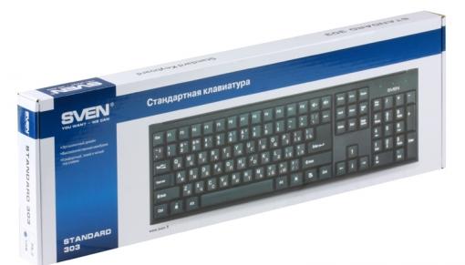Клавиатура SVEN Standard 303 USB чёрная